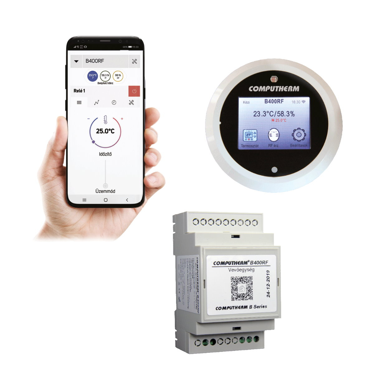 Wifi i bežični sibni termostat B400RF